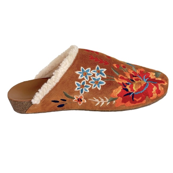 Johnny Was Multicolor Embroidered Mules - Picture 5 of 16